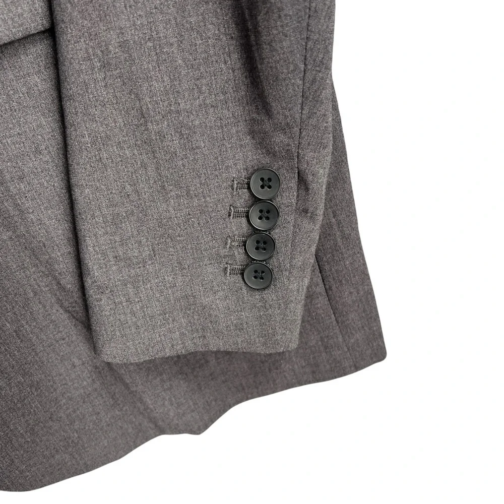 Ministry of Supply Gray‎ Stretch Blazer Jacket Mens 46 Two Button Tech Fabric